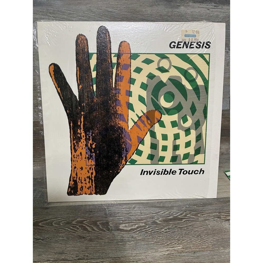Genesis - Invisible Touch Vinyl LP 1986 Atlantic Records Embossed Cover Shrink